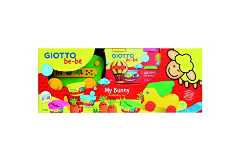 Kit de Artesanato para Crianças GIOTTO 479300 GIOTTO BÃBÃ - Instrumentos de escrita e desenho - crianças, 6 potes, moldes, extrusora