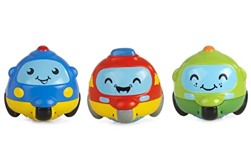 Brinquedo sobre Rodas CHICCO Rolling Wheels Chicco - Carrinhos de brinquedo - 3 carros, rodas movimentadas, bola amovível, formas e cores diferentes