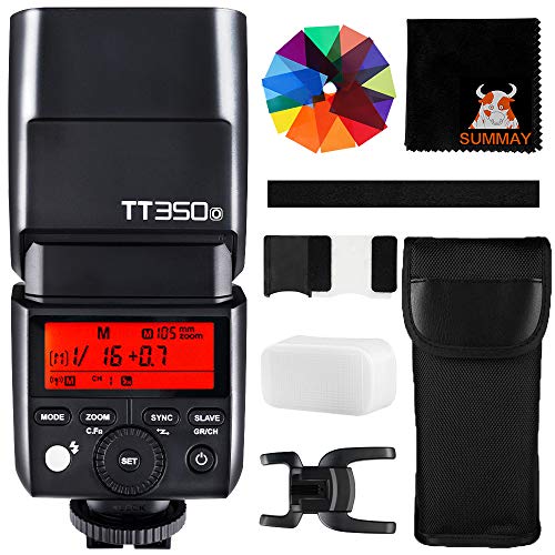 Flash GODOX TT350O (NG: 36 - Controlo: TTL) GODOX - Flashes de câmera - ttl, olympus, PANASONIC, iso independente