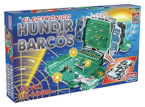 Jogo de Tabuleiro FALOMIR 0322004 (Idade Mínima Recomendada: 6 anos) Falomir - Jogos de tabuleiro - batalha naval, estratégia, voz, luz, sons de explosão