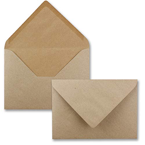 Sobres Autoadesivos Húmidos B6 Castanho Deserto (12,5x17,5cm) FarbenFroh by GUSTAV NEUSER - Suprimentos de envio - autoadesivos, húmidos, castanho deserto