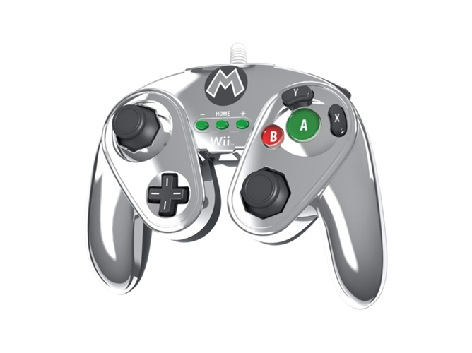 Comando Nintendo Wired Fight Pad (Wii U) Verde, Azul, Branco PDP - Controladores de jogo - Wii U, gamepad, verde, azul, branco