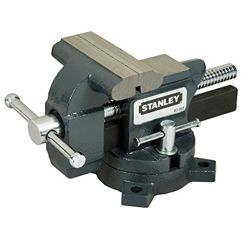 Tornos para bancada STANLEY 1-83-065 | Cinzento, Prateado (Acessórios para Ferramentas Eléctricas) STANLEY - Grampos de ferramentas e tornos - tornos, bancada, Stanley, cinzento, prateado