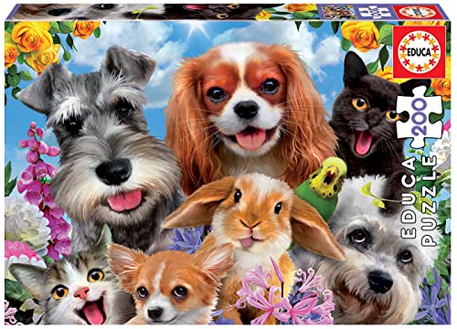 Puzzle 2D EDUCA BORRAS Selfie de mascotas (Idade minima recomendada: 6 anos) Educa Borrás - Quebra-cabeças - puzzle 2d, 500 peças, selfie mascotas, 6 anos