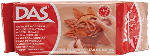 Modelador DAS TERRACOTA (500 g) (Recondicionado Como Novo) DAS - Materiais de cerâmica e escultura - terracota, 500g, plástico, arcilinha