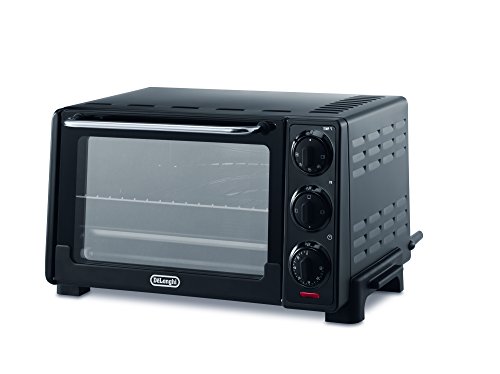 Mini-forno elétrico Delonghi Eo 20312 | Preto (Pequeno Almoço) DELONGHI - Fornos de bancada e torradeiras - 20 l, 1300 w, grill, antiaderente, temporizador