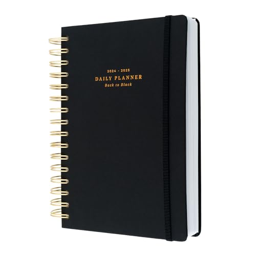 Agenda Escolar KOKONOTE Back To Black (A5 - 2024/2025 - Semanal) Grupo Erik - Calendários, organizadores e planejadores - semnal, A5, 2024-2025, bolsas internas