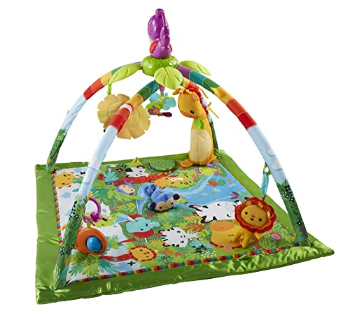 Ginásio FISHER-PRICE Musical Animalitos da Floresta Mattel - Tapetes e ginásios de atividades - musical, atividades, luzes, sons