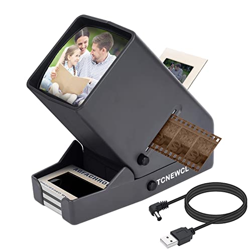 Visor de diapositivas e negativos de 35mm led daylight desktop film viewer com aumento 3x TCNEWCL - Projetores - visor, diapositivas, negativos, 35mm, led daylight, aumento 3x