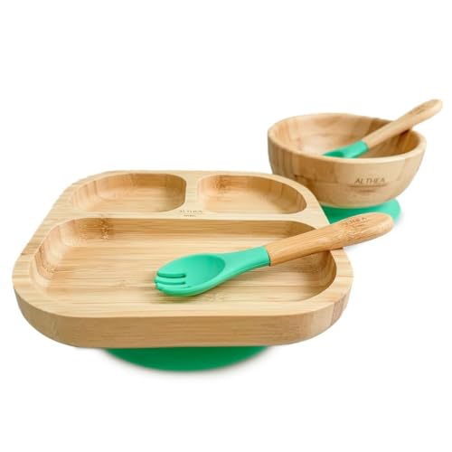 Conjunto 4 Peças ALTHEA LIVING Bambu Verde Althea Living - Tigelas - bambu, verde, 4 peças, plado rectangular