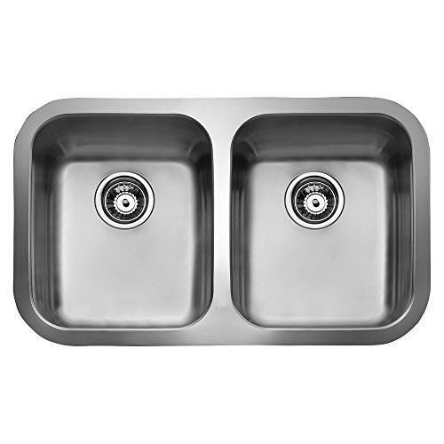 Tecah BE 2C 780 Lava Loiça Dupla Inox 60x40cm TEKA - Pias - 780 litros, inox, fregiador, válvula canasta