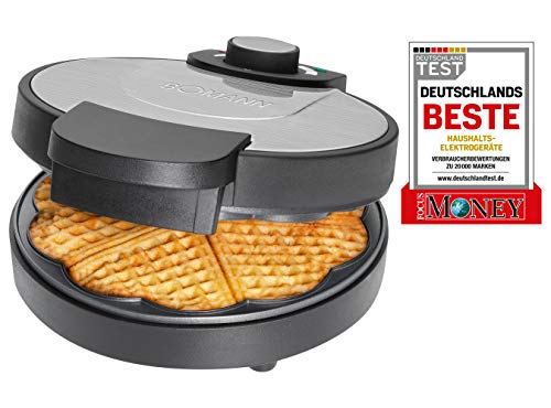 Máquina de waffles BOMANN WA 1365 CB (5 waffles) Bomann - Máquinas de waffle - mãquina, waffles, bomann, wa 1365 cb, coração, forma de waffle, superfície antiaderente, luz piloto, potência
