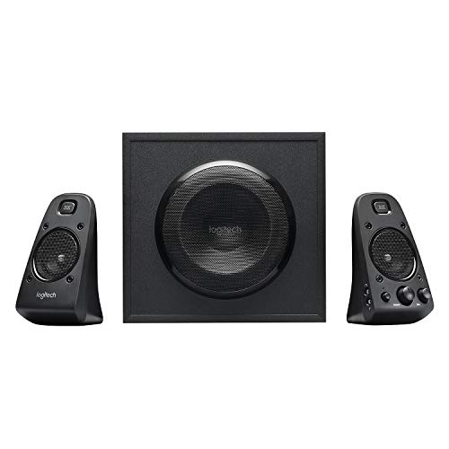 Colunas Logitech Z623 THX (PC e Consolas - 400 W) Logitech - Alto-falantes - 400 W, 2.1 canais, subwoofer passivo, woofer 10 cm