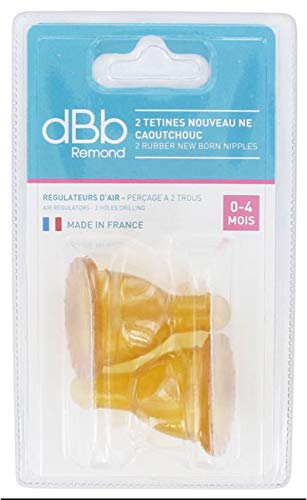 Tetina Remond DBB 0-4 Meses (Recondicionado Como Novo) DBB REMOND - Bicos e forros para mamadeiras de bebê - 0-4 meses, anti-asfixia, anti-regurgitação