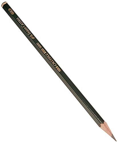 Lápis de Carvão FABER-CASTELL 9000 (Preto - 2 Unidades) Faber-Castell - Instrumentos de escrita e desenho - fibra, graúo 3b, desenhos, esboço