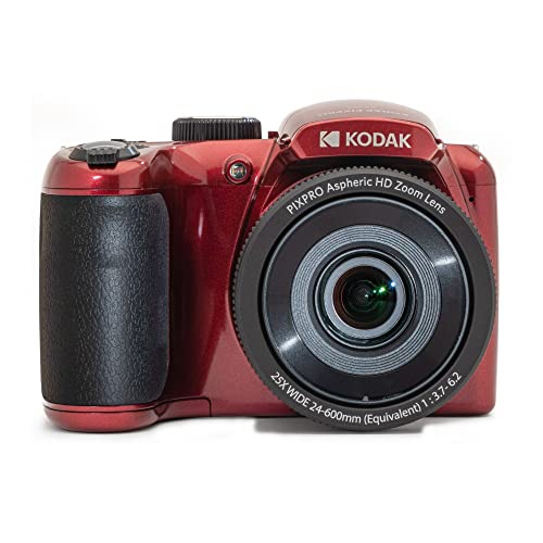 Máquina Fotográfica Bridge KODAK Astro Zoom AZ255 Vermelho Kodak - Câmeras - 16 megapixels, 25x zoom, Full HD vídeo, compacto