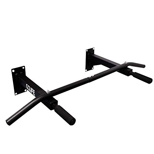 Barra de Tensão para Parede CCLIFE (Preto - Aço) CCLIFE - Barras de flexão e barra de pull-up - parede, aço, preto