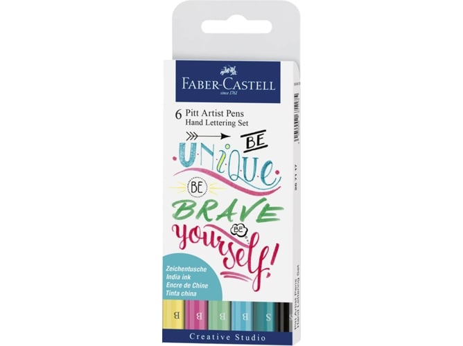Canetas FABER-CASTELL 8800502 (Multicor - 0.5 mm) Faber-Castell - Canetas - multicor, 0.5 mm, tinta pigmentada, resistente à luz