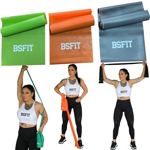 Banda Elástica BSFIT (Tamanho Único - Multicor) BSFIT - Bandas de exercício - elástica, multicor, ajustável, portátil