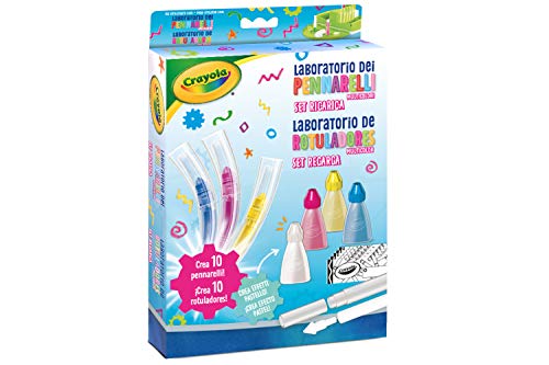 Recargas de Canetas CRAYOLA Factory Set (Idade Mínima: 8) CRAYOLA - Marcadores e marcadores de texto - personalizável, tinta, etiquetas, 8 anos