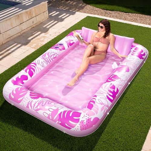 Flutuador SLOOSH (Branco - Poliéster - 85x57 cm) Joyin Inc - Brinquedos - poliéster, apoio de cabeça, suportes para bebidas, 85x57 cm