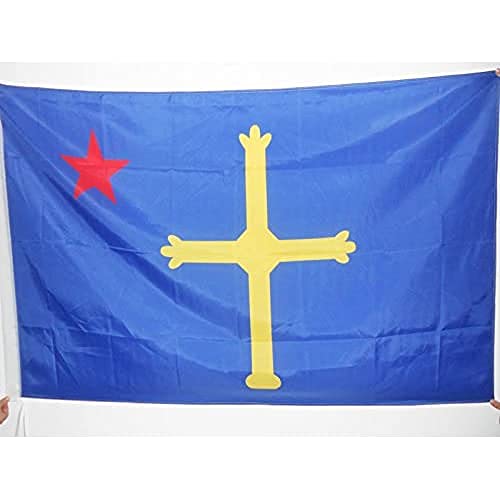 Bandeira Espanholas Az Flag Bandeira De Astúrias Asturnia AZ FLAG - Bandeiras e cataventos - bandeira, astúrias, higiene pessoal