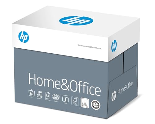 HP Paper Home & Office 80g/m2 (Consumível Informática e Tel.) HP - Papel de impressora e copiadora - 80g/m², 330x400x60mm, 2kg