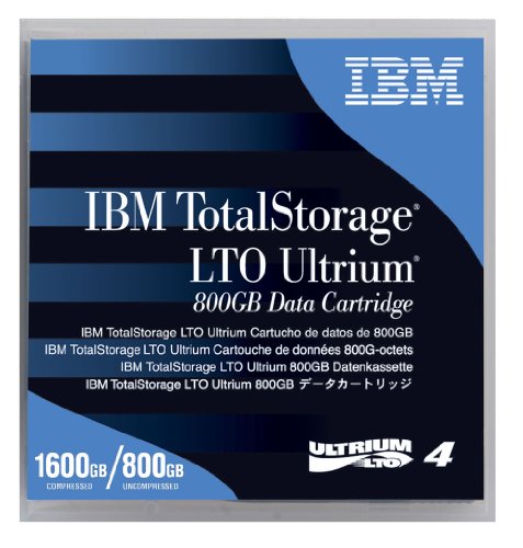 Cassetes virgens LTO ULTRIUM 4 Tape Cartridge IBM - Mídias vazias - 820m, 1600gb, metal particle, lto
