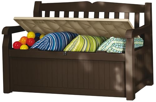 Banco de Jardim KETER (Castanho - Aço - 53x50.5x81 cm) KETER - Bancos de exterior - castanho, aço, 53x50.5x81 cm