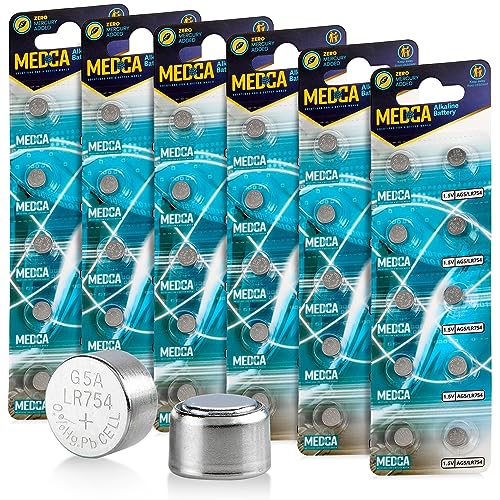 Pilhas Não Recarregáveis MEDCA Ag5 Lr754 MEDca - Baterias de uso geral - pilhas não recarregáveis, medca ag5 lr754, litio, 1,5v, dispositivos electrónicos