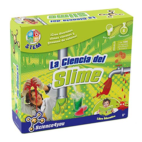 Kit de ciência SCIENCE4YOU O Slime Visco (6 anos) Science4you - Massa de modelar e putty - kit, slime visco, ciência, 6 anos