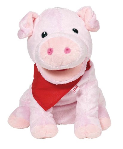 Pelúcia GOLLNEST & KIESEL The Pig 30 cm Goki - Marionetas e fantoches - Pelúcia, gollnest & kiesel, o porco, 30 cm, microfibra, cabeça