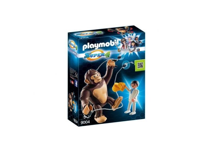 Figura PLAYMOBIL Super 4: Gorilla Gigante Gonk PLAYMOBIL - Conjuntos de brinquedos - gorila, gigante, acessórios, cordas
