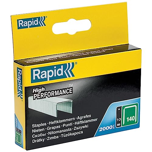 Agrafos RAPID 11910731 (Cinzento - 2000 Unidades) Rapid - Grampos industriais - agrafos, cinzento, 2000 unidades