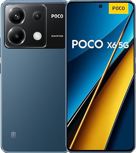 Smartphone POCO X6 5G (12 GB - 256 GB - Azul) poco - Telemóveis - 5g, 12 gb, 256 GB, amoled, Android 11