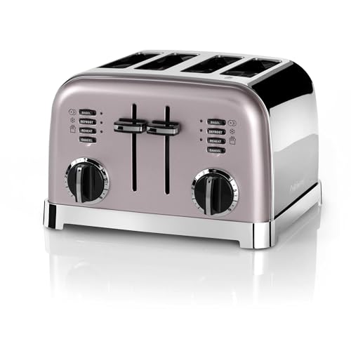 Torradeira Cuisinart CPT180PIE Preto, Inox (Pequeno Almoço) CUISINART - Torradeiras - preto, inox, 4 fatias, re-aquecimento, descongelamento