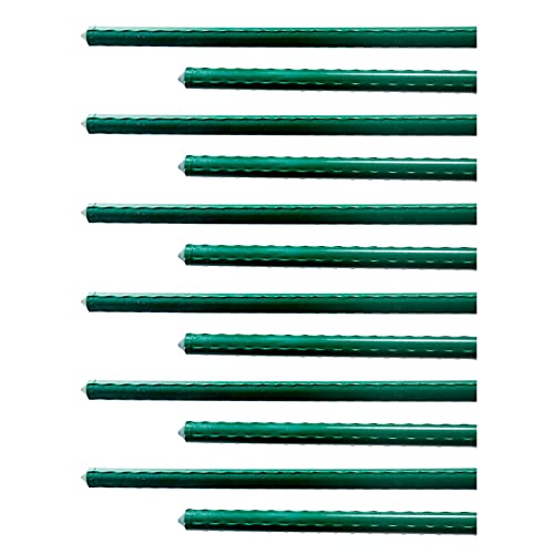 Tutor de Plantas Tradineur 12 Unidades (Recondicionado Como Novo) Acan - Jardinagem - 12 unidades, aço, plástico, 180 x 1,1 cm