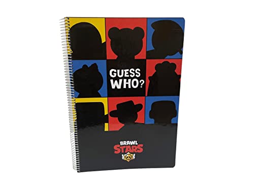 Caderno de Desenhos CYP BRANDS Brawl Stars CYP BRANDS - Cadernos e bloco de notas - capa maleável, páginas lisas, margens, desenhos