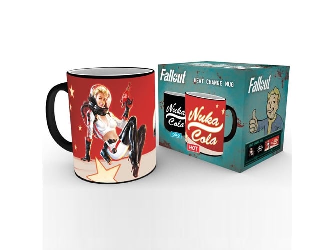 Caneca Que Muda De Cor Gb Posters Fallout Nuka Cola GB Eye Limited - Canecas - caneca, que muda cor, gb posters, fallout nuka cola