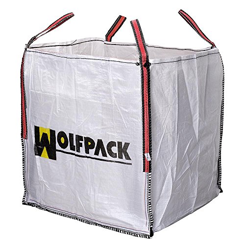 Saco de Transporte WOLFPACK Professional Big Bag SEINEC - Acessórios de contenção de resíduos - transporte, capacidade máxima 1000 kg, 3,2 kg, 900 x 900 x 1000 mm