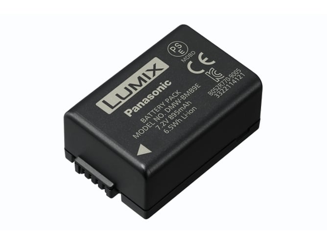 Bateria PANASONIC DMW-BMB9E (Para Câmara Panasonic Lumix DMC-GH4) Panasonic - Baterias para câmera - 895 mAh, ião-lítio, 7,2 V, preto