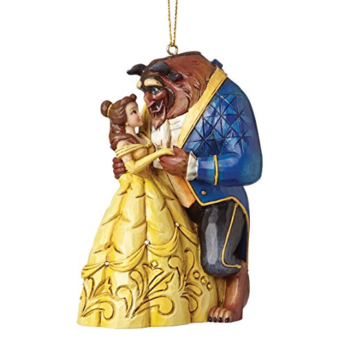 Figura DISNEY Traditions Beauty and The Beast ENESCO - Enfeites de natal - figura, disney traditions, Beauty and the Beast, pvc, coleção, belle, beast