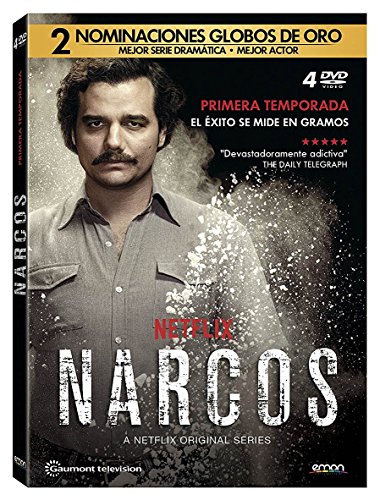 Blu-Ray Narcos - Temporada 1 (Edição em Espanhol) ADSOFILMS - Dvds e vídeos - blu-ray, narcos, temporada 1, edição em espanhol