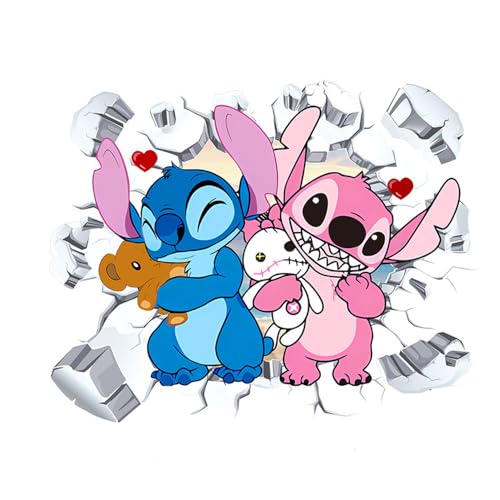 Autocolante para crianças STITCH 3D (8 anos) Nv Wang - Papel de parede - autocolantes, crianças, stitch, 3D