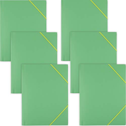Caixa de Arquivo D.RECT com Gomas Elásticas Verde 6 Unidades Leviatan - Pastas e capas de relatório - caixa arquivo, d.rect, gomas elásticas, verde, unidades, a4