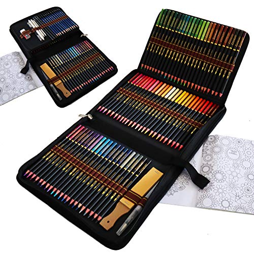 Lápis de Cor CARLOTTA Professional (96 Unidades) WRKEY - Lápis - 96 unidades, traço fino, traço suave