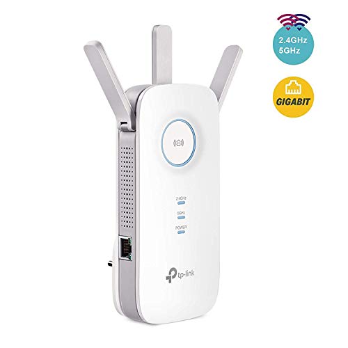Repetidor de Sinal TP-LINK RE450 (AC1750 - 600 + 1300 Mbps) TP-Link - Redes - ac1750, 600 + 1300 mbps, aumento de cobertura, redução de interferência