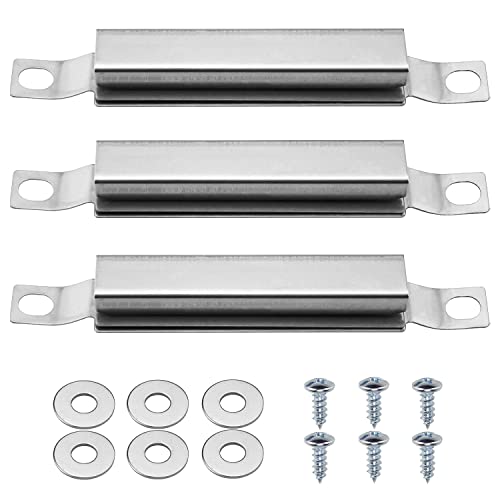 Conjunto de Churrasqueira PRIMEAPE 3 Peças Prmape - Peças de reposição para churrasqueiras externas - aço inoxidável, prateado, 3 peças