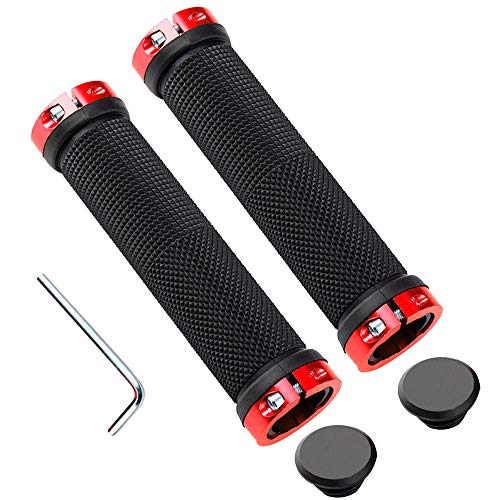 Manopola QITIN DASEN 1 Par Profissional FULARR - Punhos e decoração para guiador de bicicleta - goma, alumínio, 13*5cm, 2.2cm