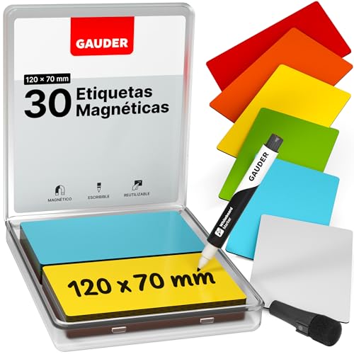 Etiqueta Magnética Gauder 120X70 Mm (Recondicionado Como Novo) GAUDER - Adesivos e ímãs para artesanato - etiqueta magnética, gauder, 120x70 mm, recondicionado